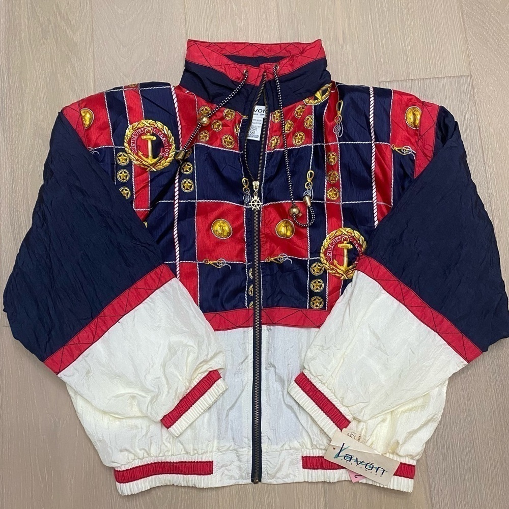 Lavon Vintage Windbreaker Nylon with tags 80s size Medium